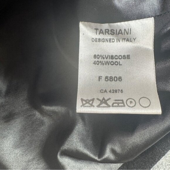 TARSIANI Wool Blend Whimsigoth Y2K Grunge Coat Jacket Made in Italy Size 40 - Picture 9 of 14